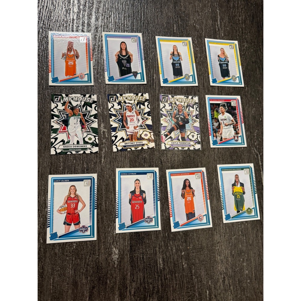 Panini Donruss WNBA Basketball Card Lot 12ct Ogwumike My House Rated Rookie